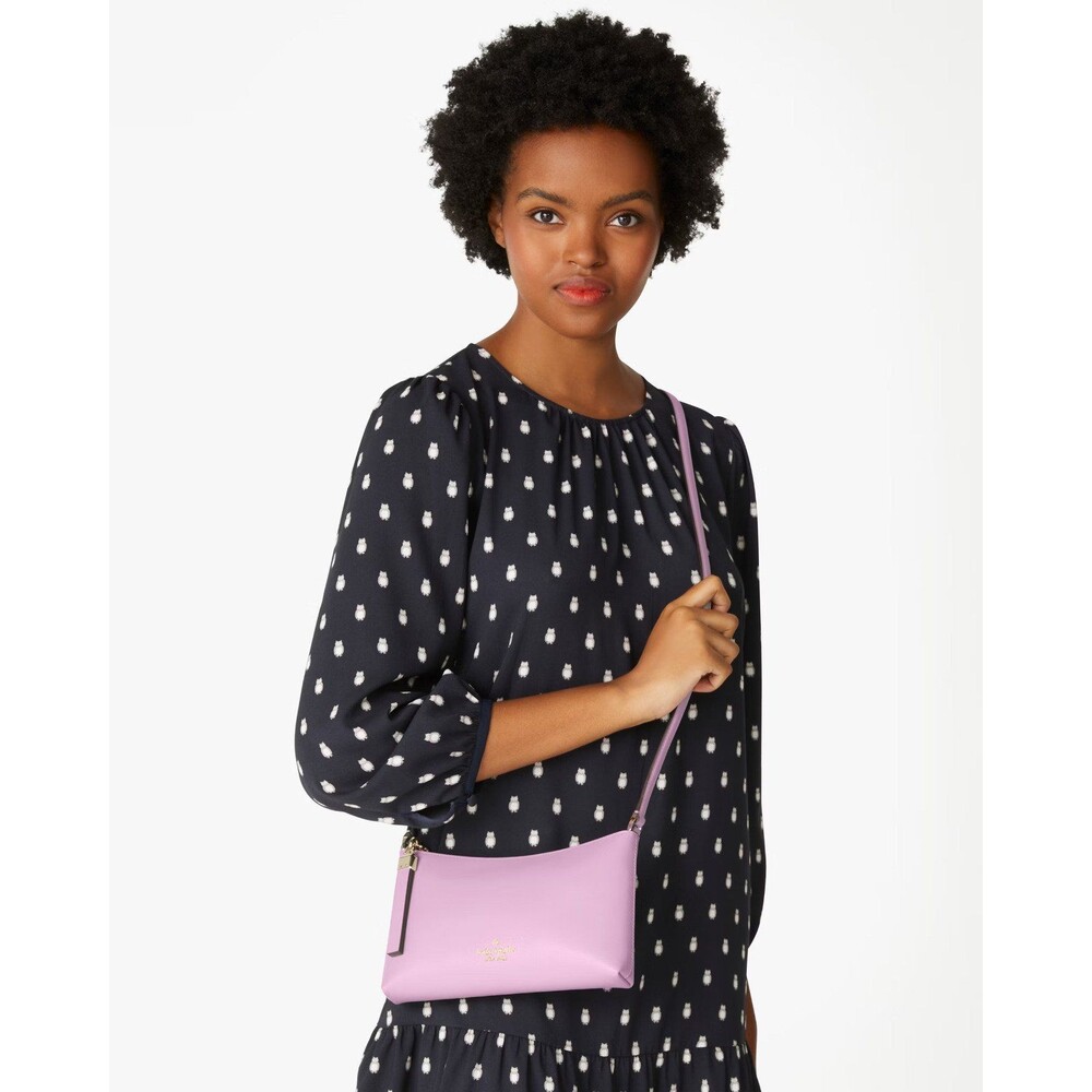 New Kate Spade Sadie Crossbody Saffiano Leather Berry Cream - Picture 3 of 5